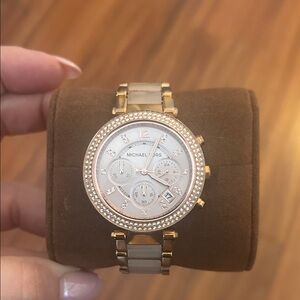 Michael Kors Rosegold and Gold Women's Watch